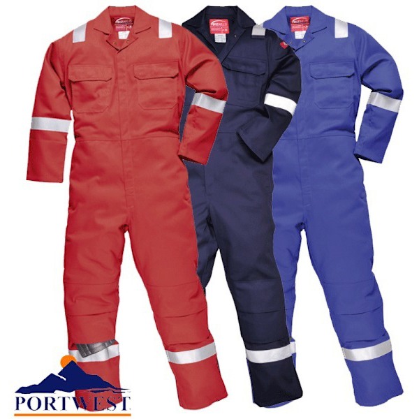 Portwest Bizweld Iona Flamskyddad Overall/Overall L/R Navy L/R