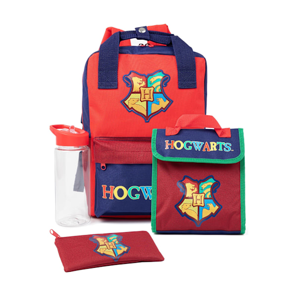 Harry Potter Barnryggsäck Set för Barn (4-pack) One Size R Red/Green/Blue One Size