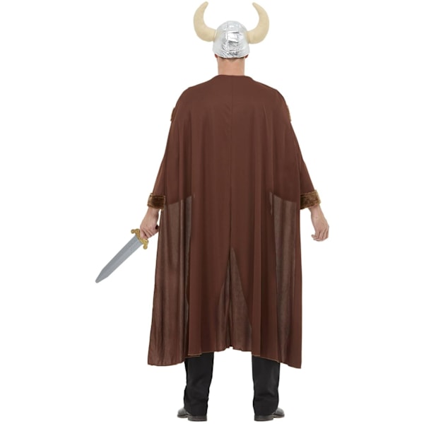 Smiffys Vikingdräkt för män One Size Brun/Silver Brown/Silver One Size