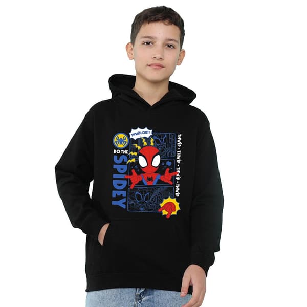 Spidey And His Amazing Friends Barn/Kids Comic Pull Over H Navy 9-11 Years