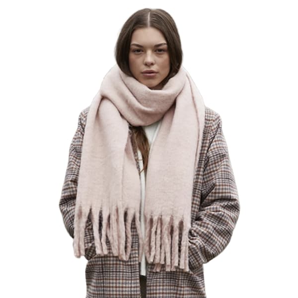 Beechfield Fluffy Scarf One Size Blush Pink Blush Pink One Size