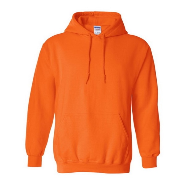 Gildan Heavy Blend Adult Unisex Hood Sweatshirt / Hoodie S Sa Safety Orange S
