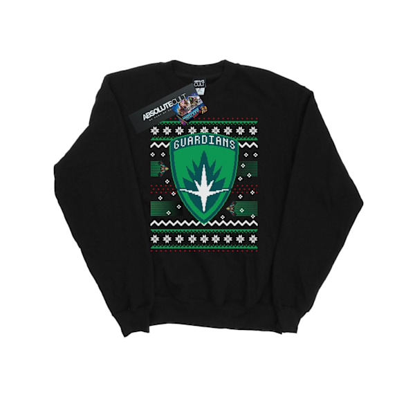 Marvel Herr Guardians Of The Galaxy Fair Isle Sweatshirt S Svart Black S