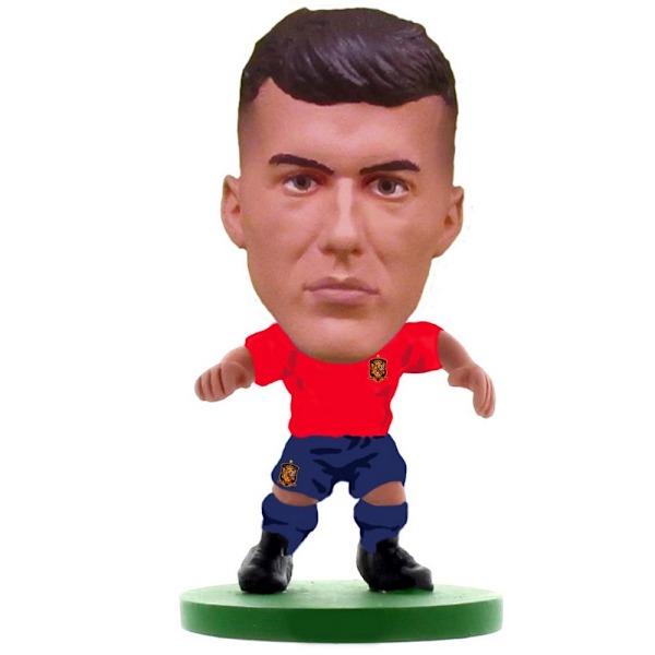 Spanien Rodri SoccerStarz Fotbollsfigur En Storlek Röd/Guld/Mörkblå Red/Gold/Dark Blue One Size