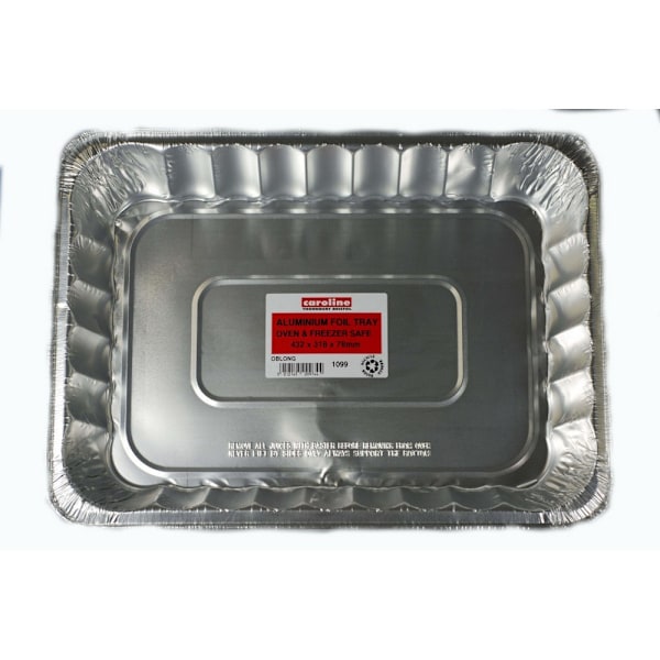 Caroline Oblong Bricka One Size Silver Silver One Size