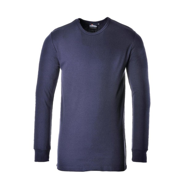 Portwest Thermal långärmad t-shirt för män 4XL marinblå Navy 4XL