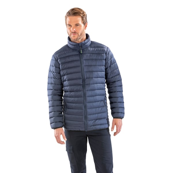 Result Genuine Recycled Mens Recycled Padded Jacket XXL Navy Navy XXL