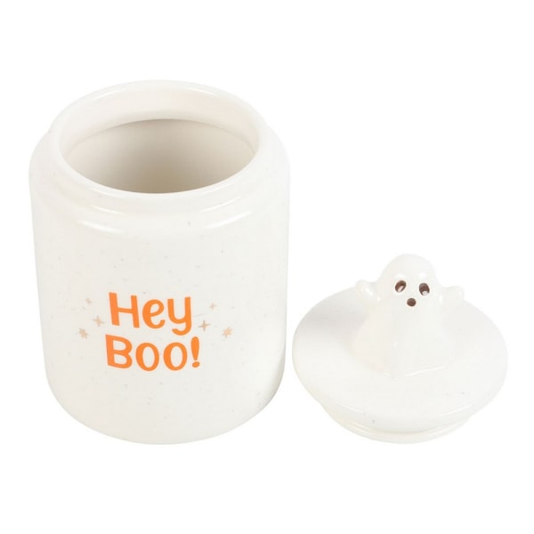 Something Different Hey Boo Ghost Jar En Storlek Vit White One Size