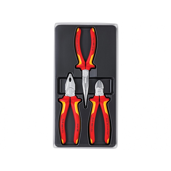 Knipex 00 20 12 Elektro Vde Tångset, 3 Delar One Size Multi Multi Colour One Size