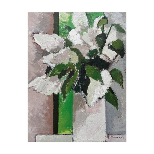 Paul Donaghy Vit print 50cm x 40cm Vit/Grön White/Green 50cm x 40cm
