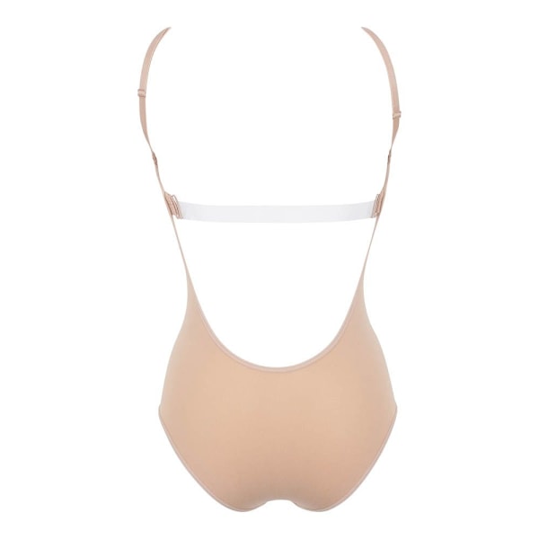 Silky Dance Dam/Dam Låg Rygg Bodysuit XL Nude Nude XL