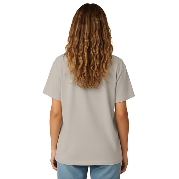 Casual Classics Dam/Dam Combed Cotton Oversized T-shirt S Stone S