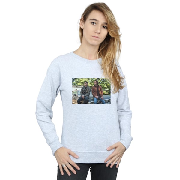 Supernatural Dam/Damer Impala Brothers Sweatshirt S Sports Sports Grey S