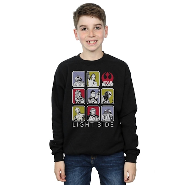 Star Wars The Last Jedi Multi Character Sweatshirt för pojkar 7-8 år Black 7-8 Years