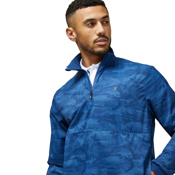 Farah Herr Parker Kamouflage Duschsäker Jacka M Regatta Blå Regatta Blue M