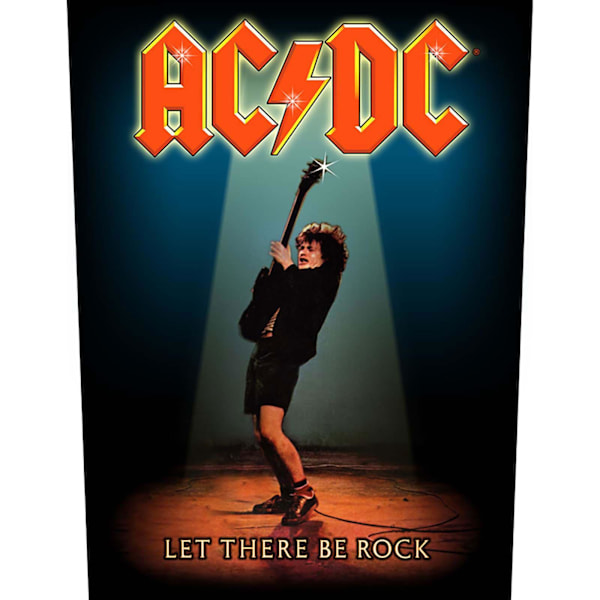 AC/DC Let There Be Rock Patch One Size Blå/Orange Blue/Orange One Size