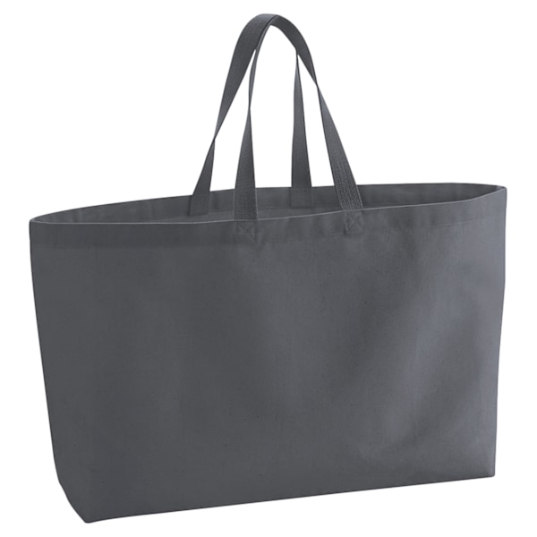Westford Mill Canvas Oversized Tote Bag Storlek One Graphite Grey Graphite Grey One Size