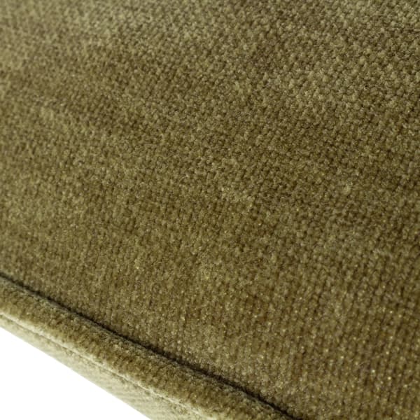 Yard Kraftig Chenille Vändbart Kuddfodral 50cm x 50cm Oliv Olive 50cm x 50cm