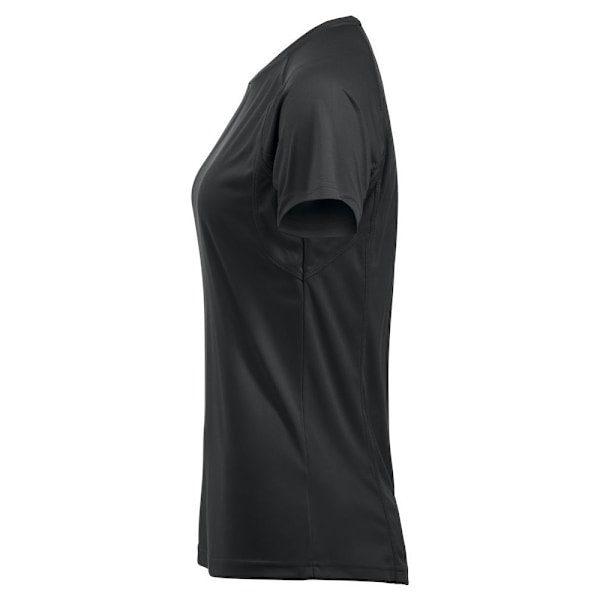 Clique Dam/Kvinnor Premium Aktiv T-Shirt L Svart Black L