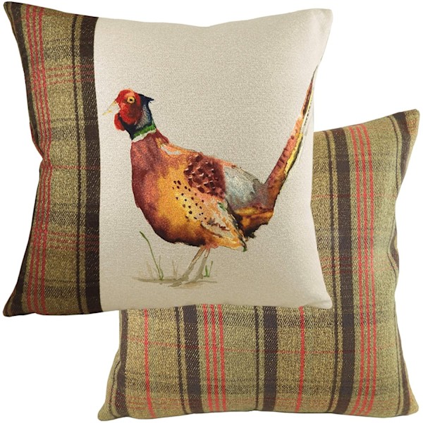 Evans Lichfield Hunter Fasan Kuddeöverdrag 40cm x 60cm Multi Multicoloured 40cm x 60cm