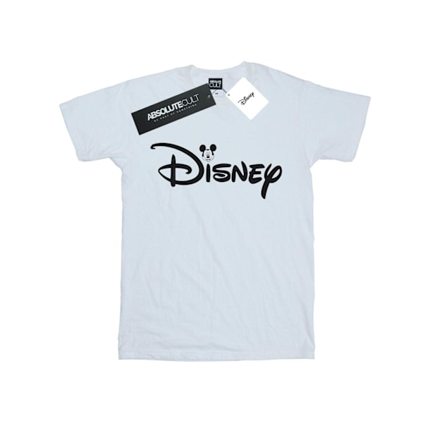 Disney Girls Mickey Mouse Head Logo Bomull T-shirt 3-4 år Vit White 3-4 Years