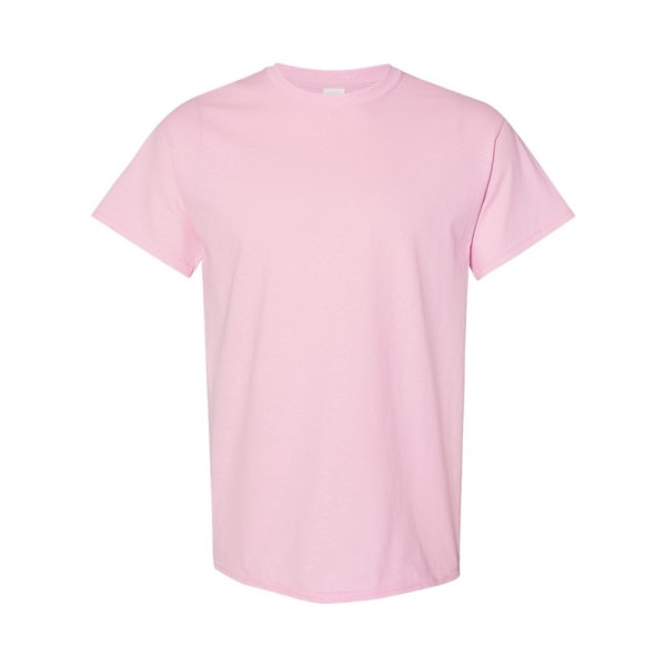 Gildan Herr Heavy Cotton T-Shirt 5XL Ljusrosa Light Pink 5XL