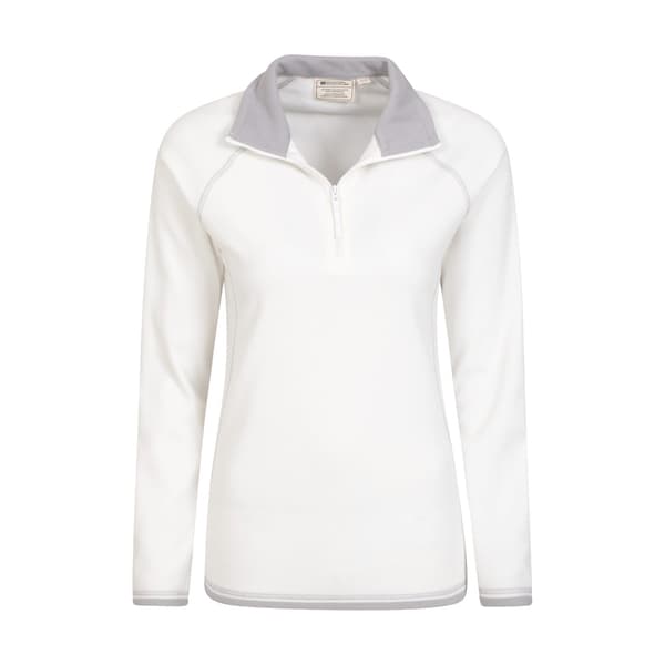 Mountain Warehouse Dam/Dam Montana Half Zip Fleecetröja 6 Beige 6 UK