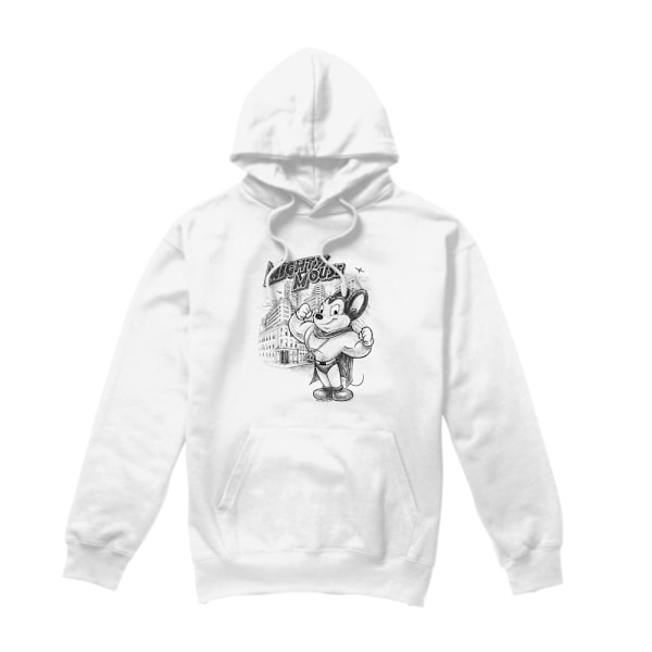Mighty Mouse Herr Protect & Serve Hoodie XL Vit White XL