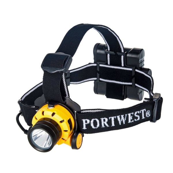Portwest Ultra Power Head Torch One Size Gul/Svart Yellow/Black One Size