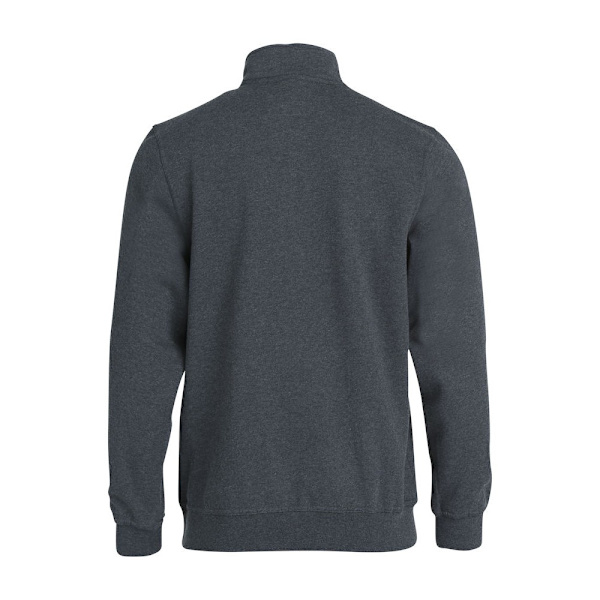 Clique Unisex Vuxen Basic Halv Zip Sweatshirt M Antracit Melange Anthracite Melange M