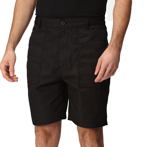 Regatta Mens New Action Shorts 34 tum Svart Black 34inch