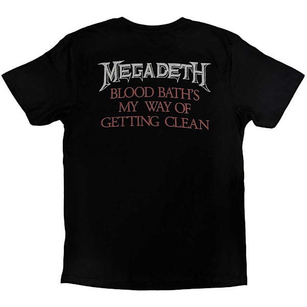 Megadeth Unisex Svart Fredag T-shirt S Svart Black S