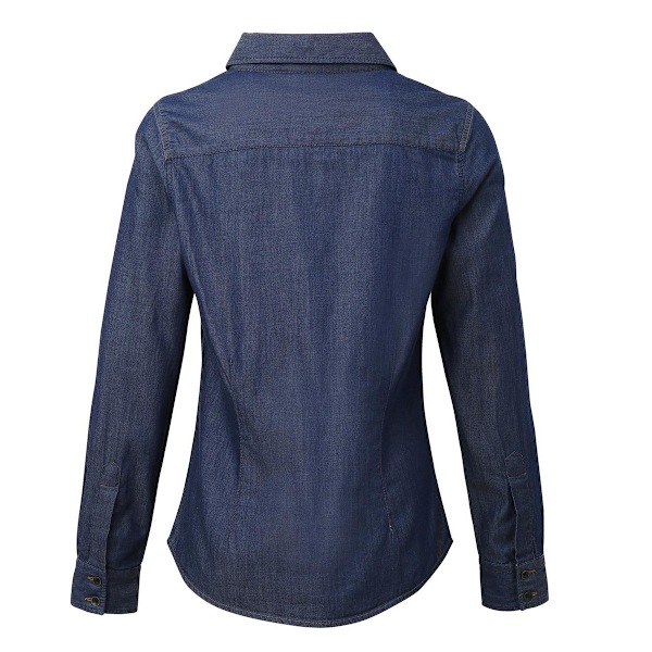 Premier Dam/Dam Stitch Shirt L Indigo Denim Indigo Denim L