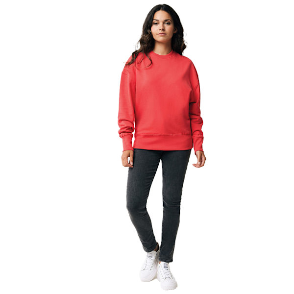 Iqoniq Unisex Vuxen Kruger Återvunnen Bomull Rund Hals Avslappnad Passform Luscious Red XS