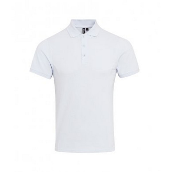 Premier Herr Coolchecker Plus Piqu Polo Shirt 5XL Vit White 5XL