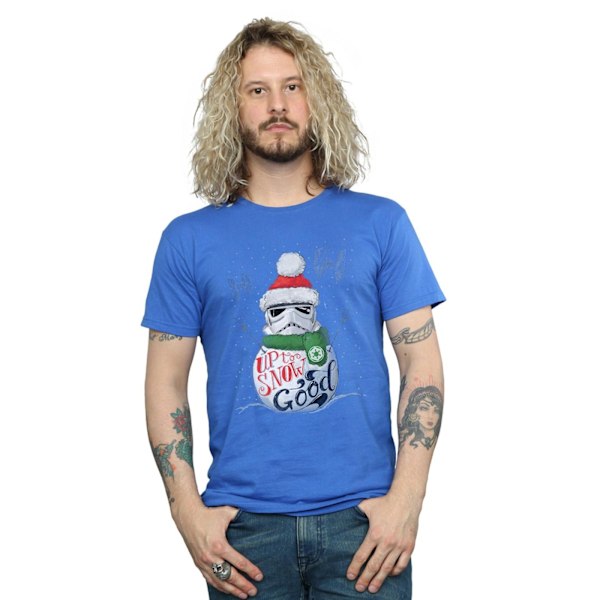Star Wars Stormtrooper Up To Snow Good T-shirt 4XL Royal B Royal Blue 4XL