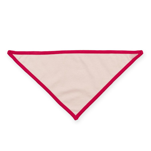 Larkwood Unisex Baby Reversible Cotton Bandana Bib One Size Fuc Fuchsia/ Pale Pink One Size