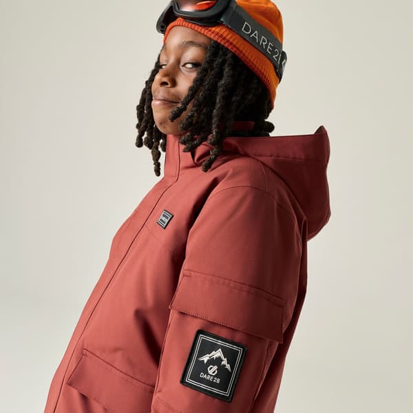 Dare 2B Barn/Kids Shredder II Skidjacka 14 år Rustik Röd Rustic Red 14 Years