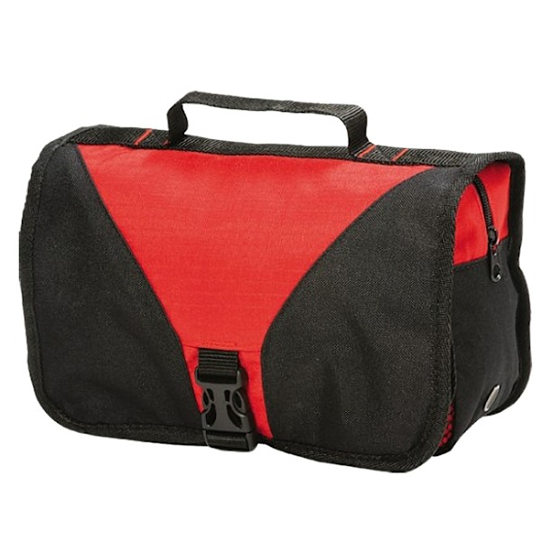 Shugon Bristol hopfällbar resetoalettväska - 4 liter (2-pack) Red/Black One Size