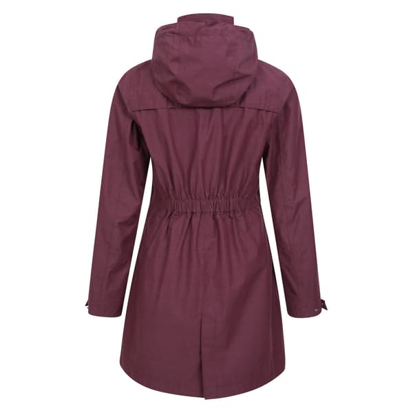 Mountain Warehouse Dam/Dam Cloudburst Texturerad Vattentät Burgundy 20 UK