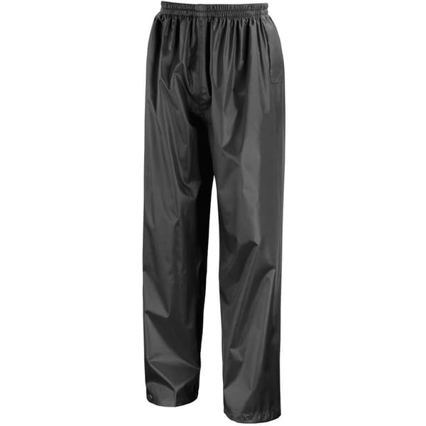 Result Core Barn/Barn Unisex Junior Regnkläder Jacka Och T Black 5-6