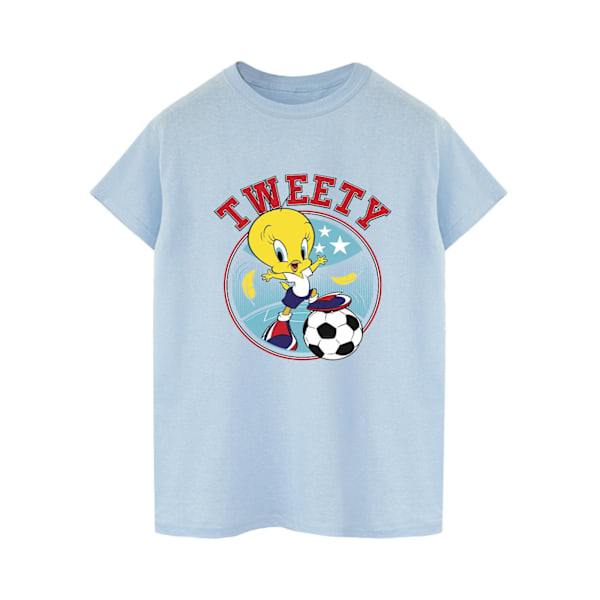 Looney Tunes Tweety fotbollströja med rund hals, XXL, babyblå Baby Blue XXL