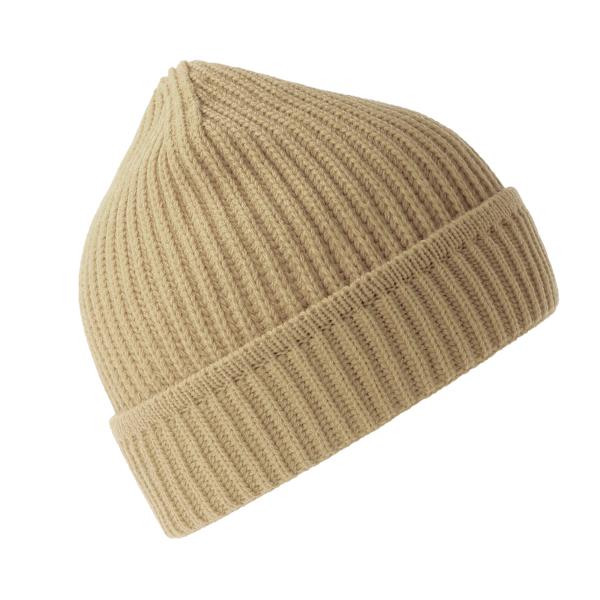 Atlantis Unisex Vuxen Lönn Ribbstickad Återvunnen Mössa One Size Beige Beige One Size