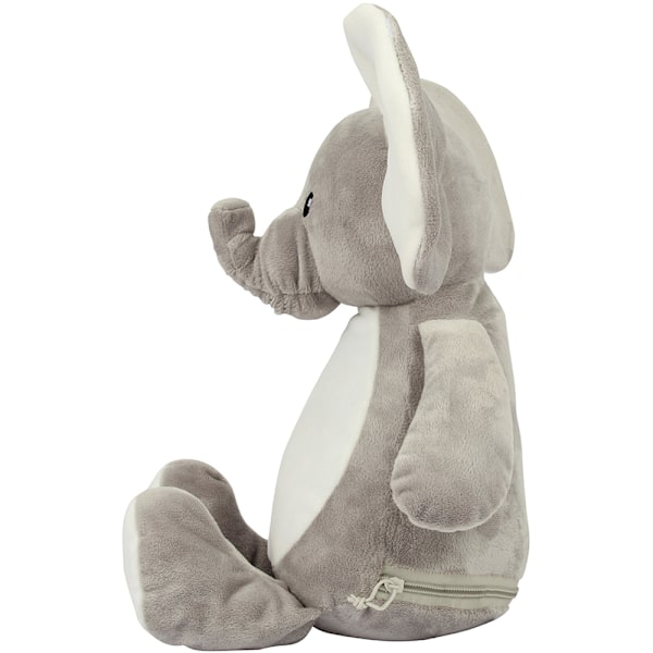 Mumbles Zippie Elefant Leksak En Storlek Grå Grey One Size
