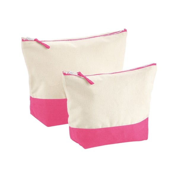 Westford Mill Dipped Base Accessory Bag 9cm x 19cm x 18cm Natur Natural/True Pink 9cm x 19cm x 18cm