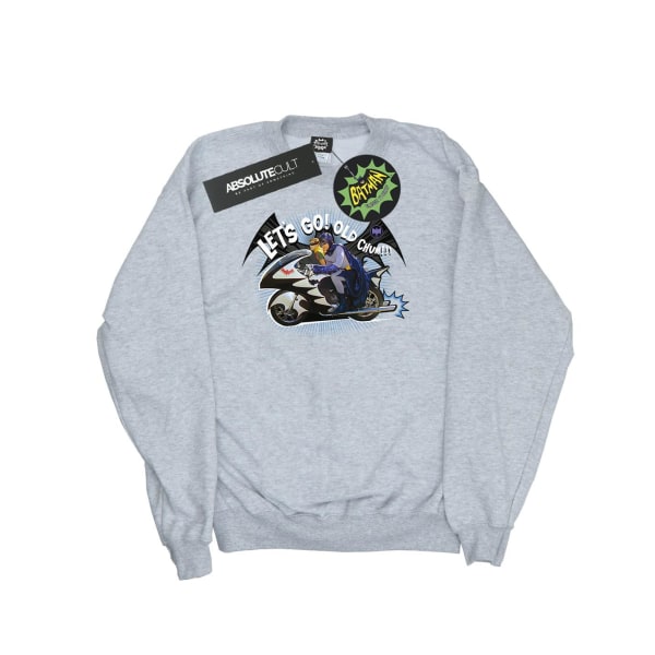 DC Comics Herr Batman TV-serie Bat Bike Sweatshirt M Sports Gr Sports Grey M