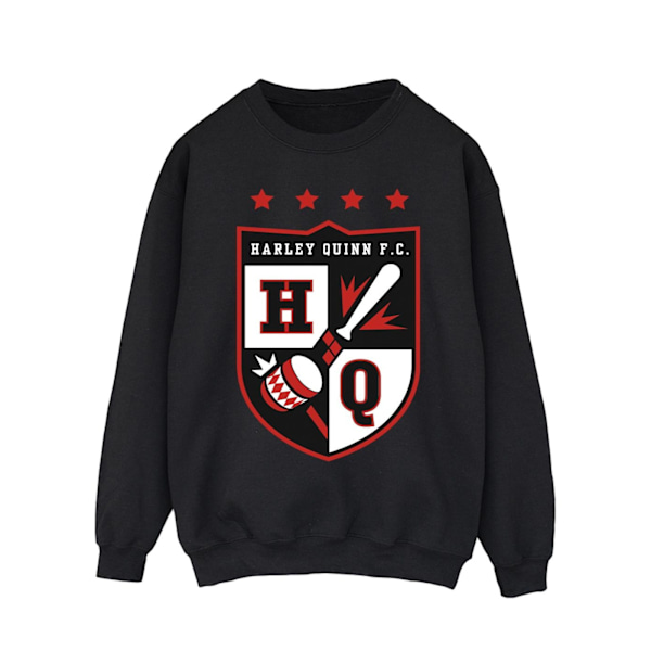 Justice League Herr Harley Quinn FC Ficktröja Sweatshirt 4XL Svart Black 4XL