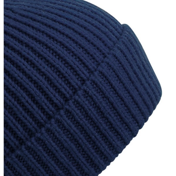 Beechfield Unisex Engineered Knit Ribbed Beanie One Size Oxford Oxford Navy One Size