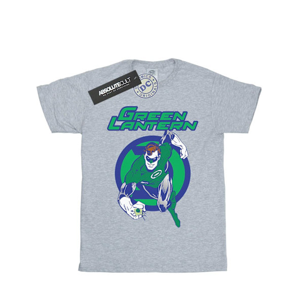 DC Comics Boys Green Lantern Leap T-Shirt 7-8 år Sports Grey Sports Grey 7-8 Years