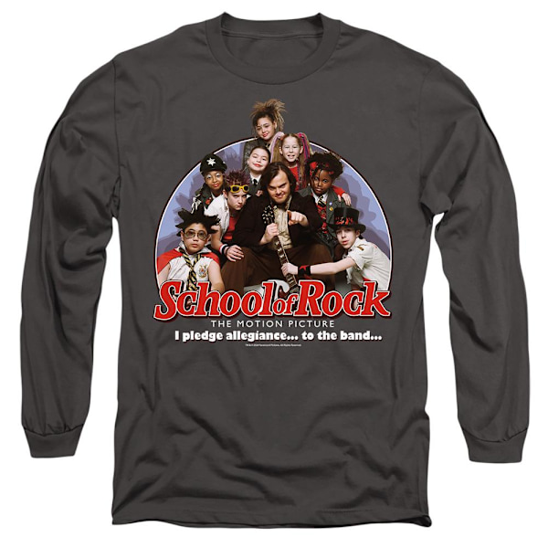 School of Rock Unisex Vuxen Jag Lovar T-Shirt M Charc Charcoal M